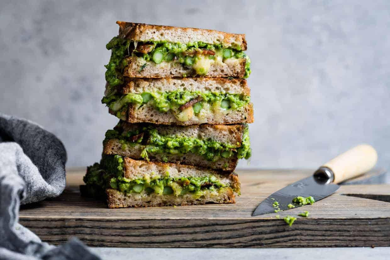 Pancetta & Spring Green Grilled Cheese