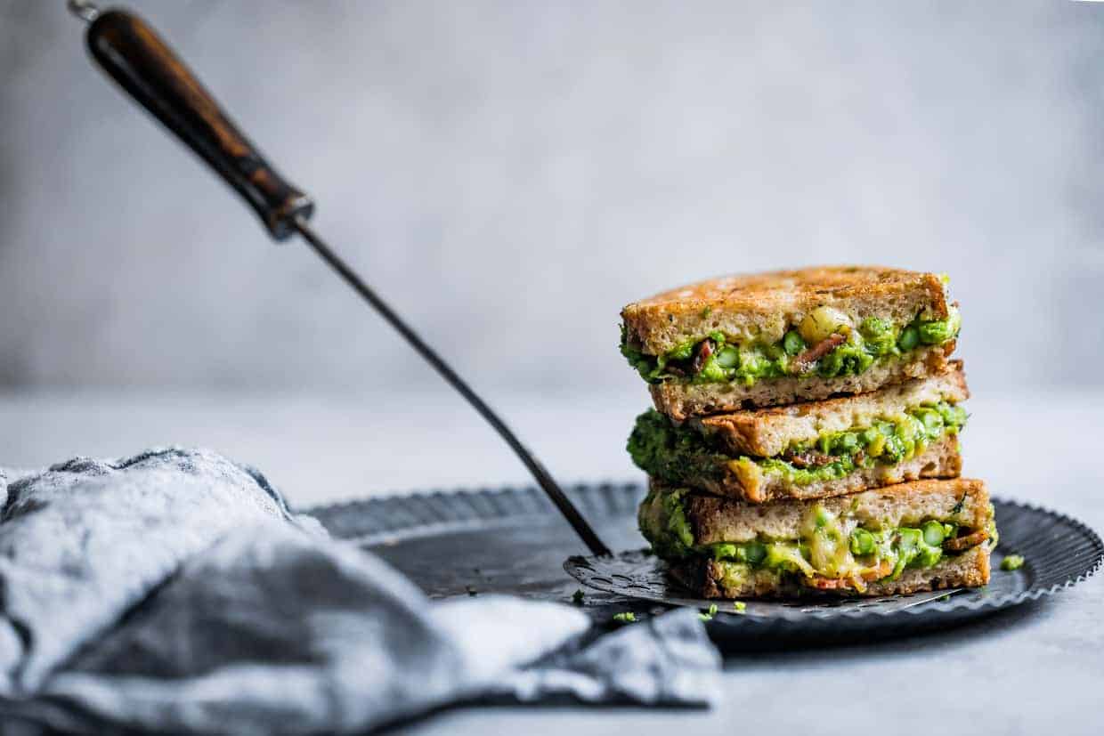 Pancetta & Spring Green Grilled Cheese