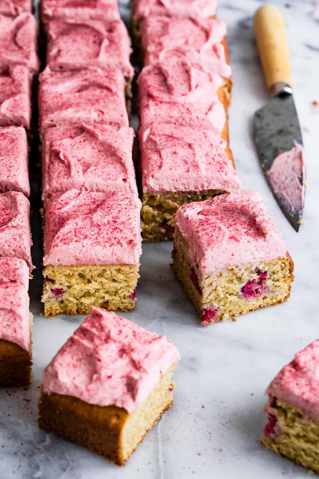 Gluten-Free Vanilla Raspberry Cake