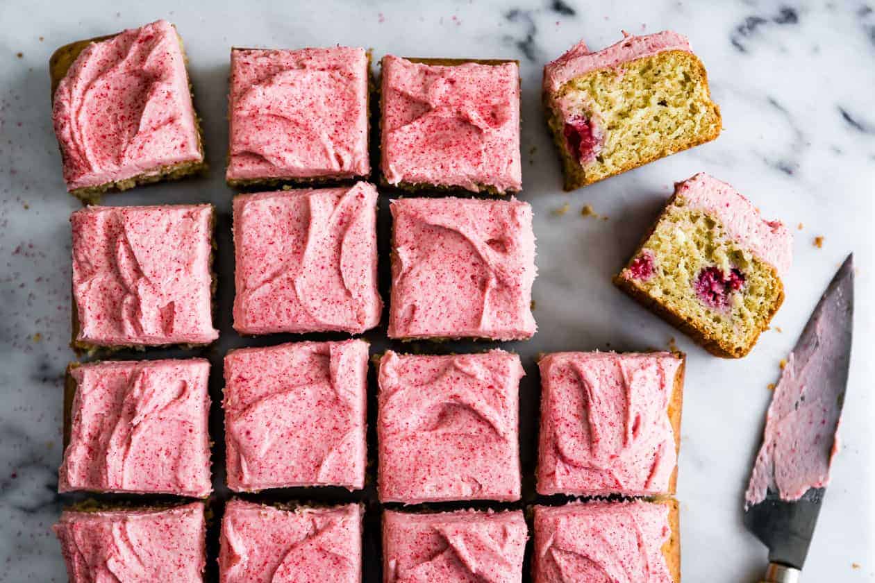 Gluten-Free Vanilla Raspberry Cake