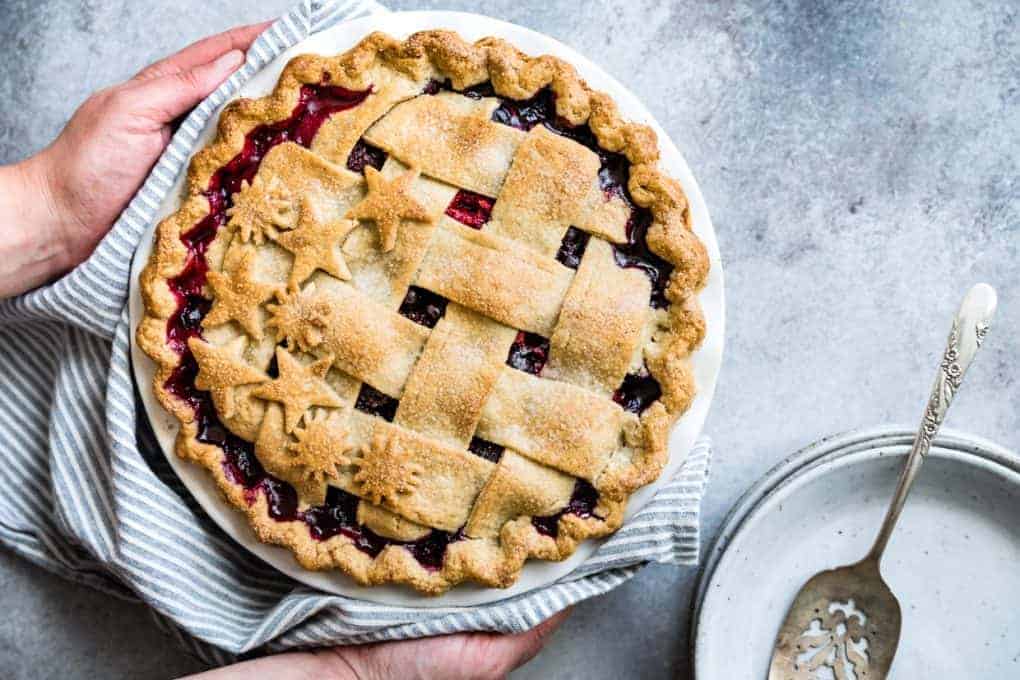 Triple Berry Pie with Glutenfree Cardamom Crust Snixy Kitchen