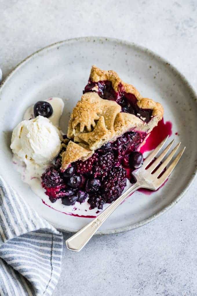 Triple Berry Pie with Glutenfree Cardamom Crust Snixy Kitchen