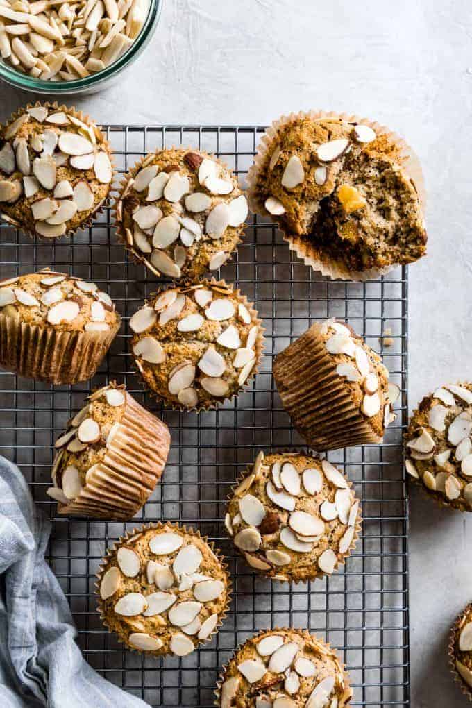 Poppy Seed Almond Flour Muffins with Peaches Snixy Kitchen