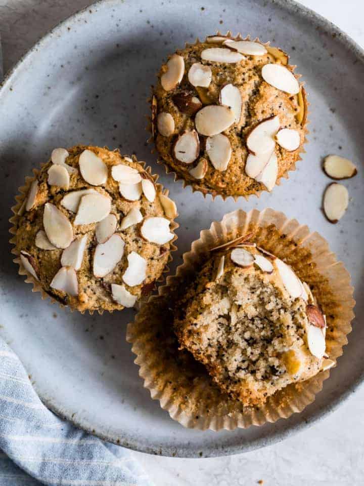 Gluten-Free Almond Muffins with Poppy Seeds