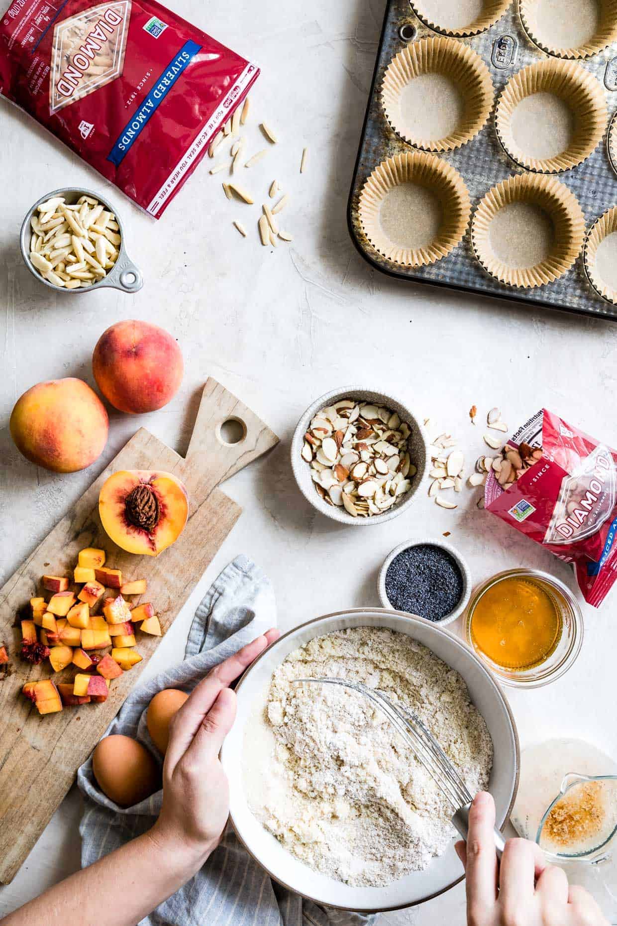 Poppy Seed Almond Flour Muffin Ingredients