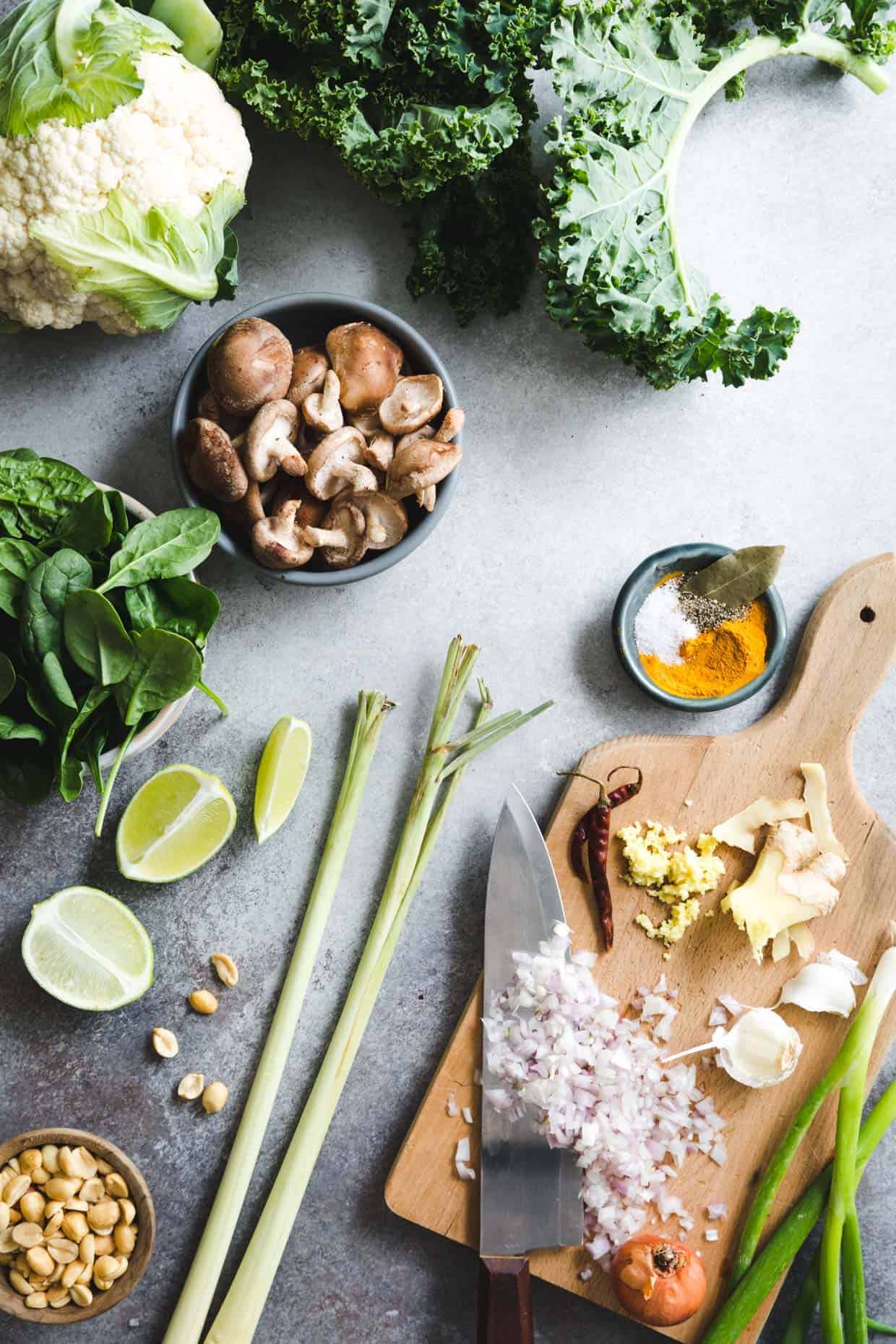 Coconut Curry Ingredients 