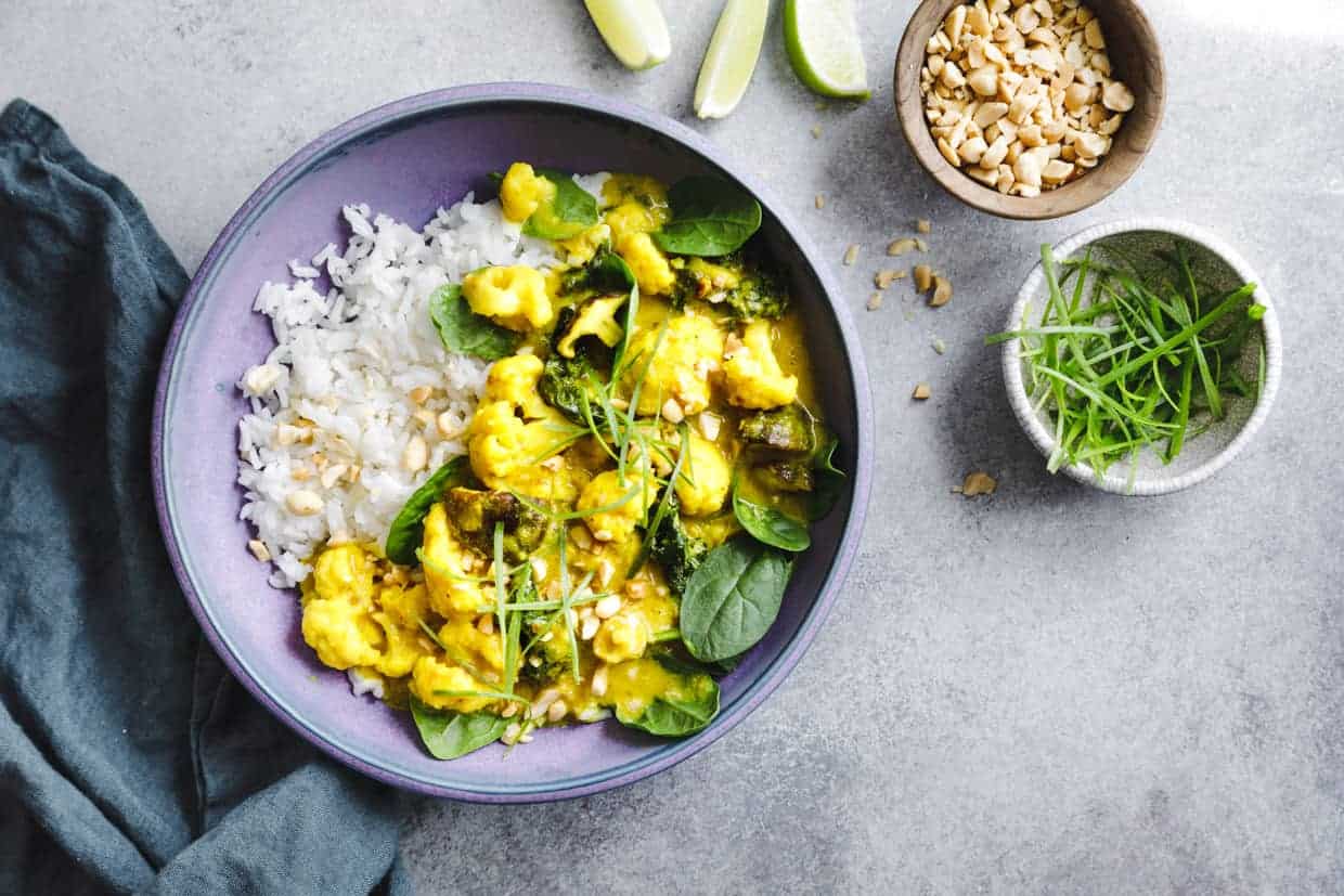 Vegan Curry with Coconut Rice