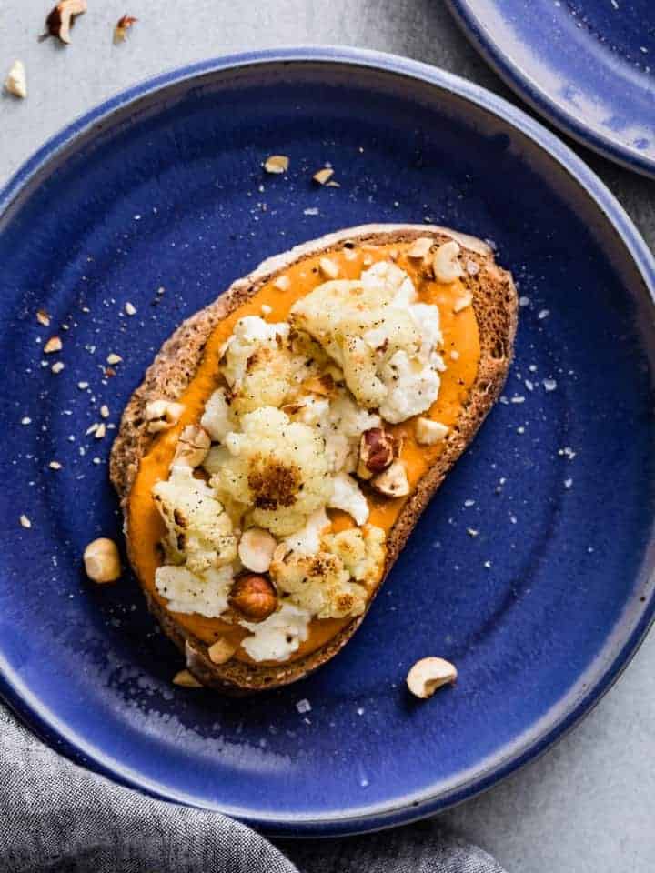 Hazelnut Romesco Sauce Toast