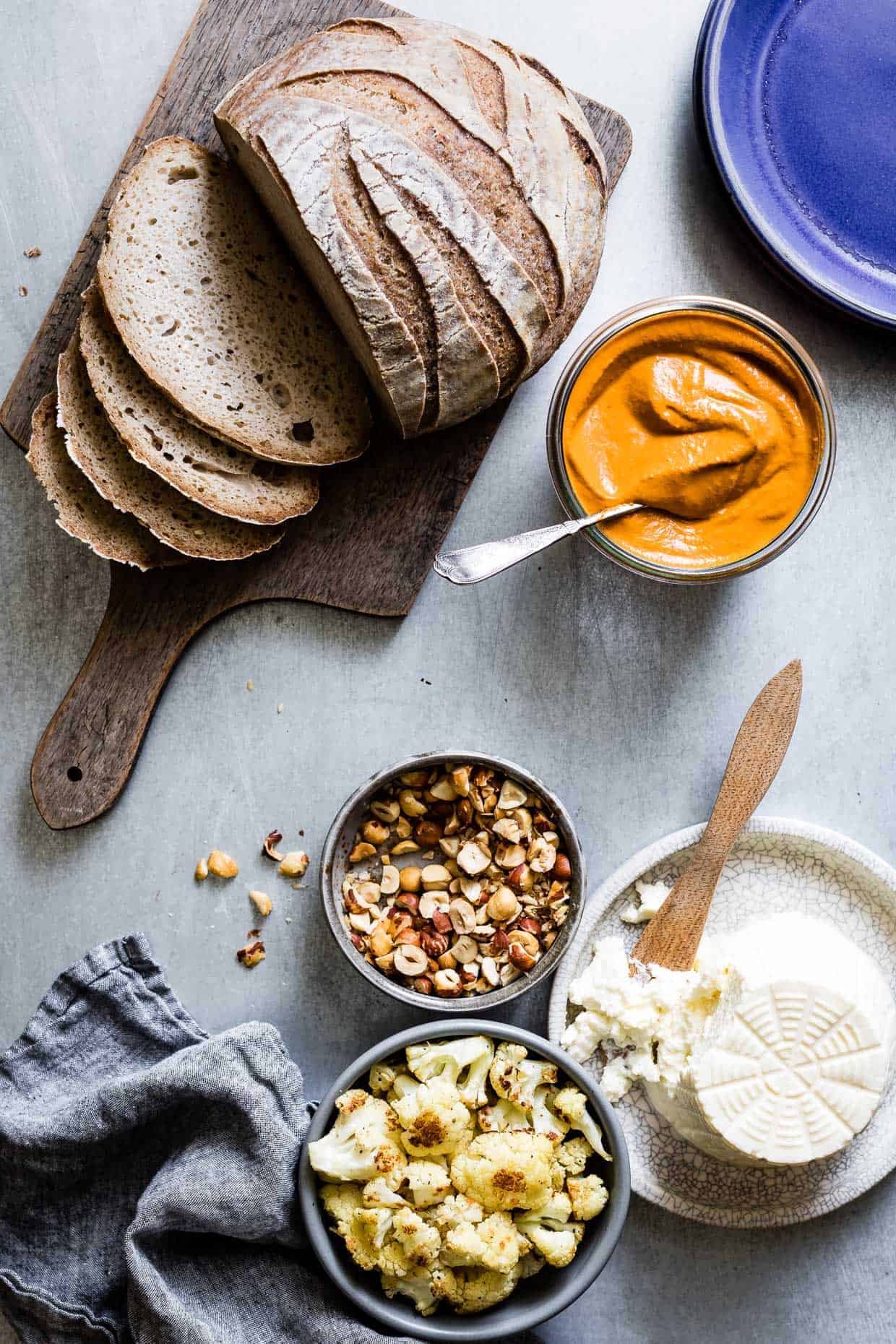 Hazelnut Romesco Sauce Toast