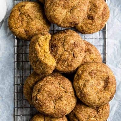 Gluten-Free Snickerdoodles with Pumpkin & Walnuts