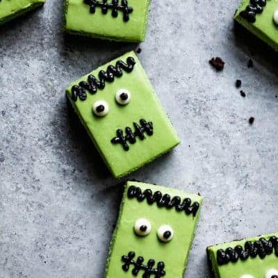 Gluten-free Matcha Cheesecake Frankenstein