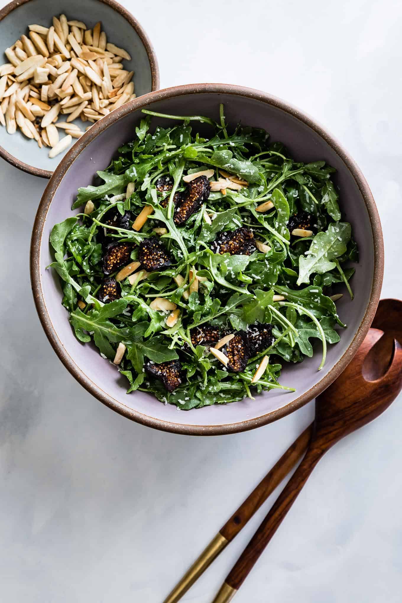 Lemon Arugula Salad with Figs