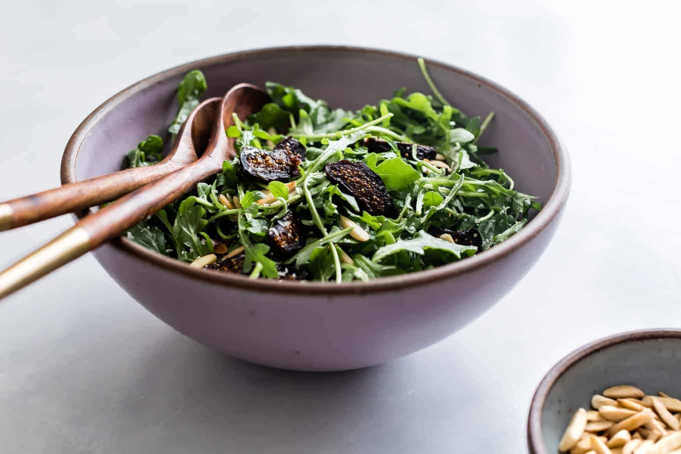 Easy Salad Recipe with Arugula and Figs