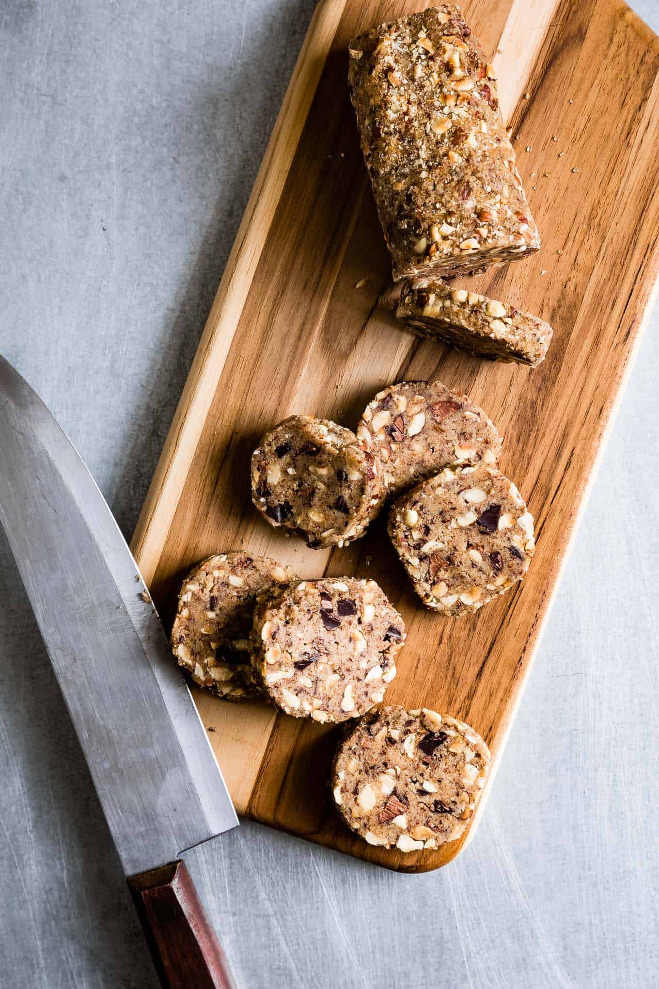 Gluten-Free Chocolate Hazelnut Slice and Bake Cookies