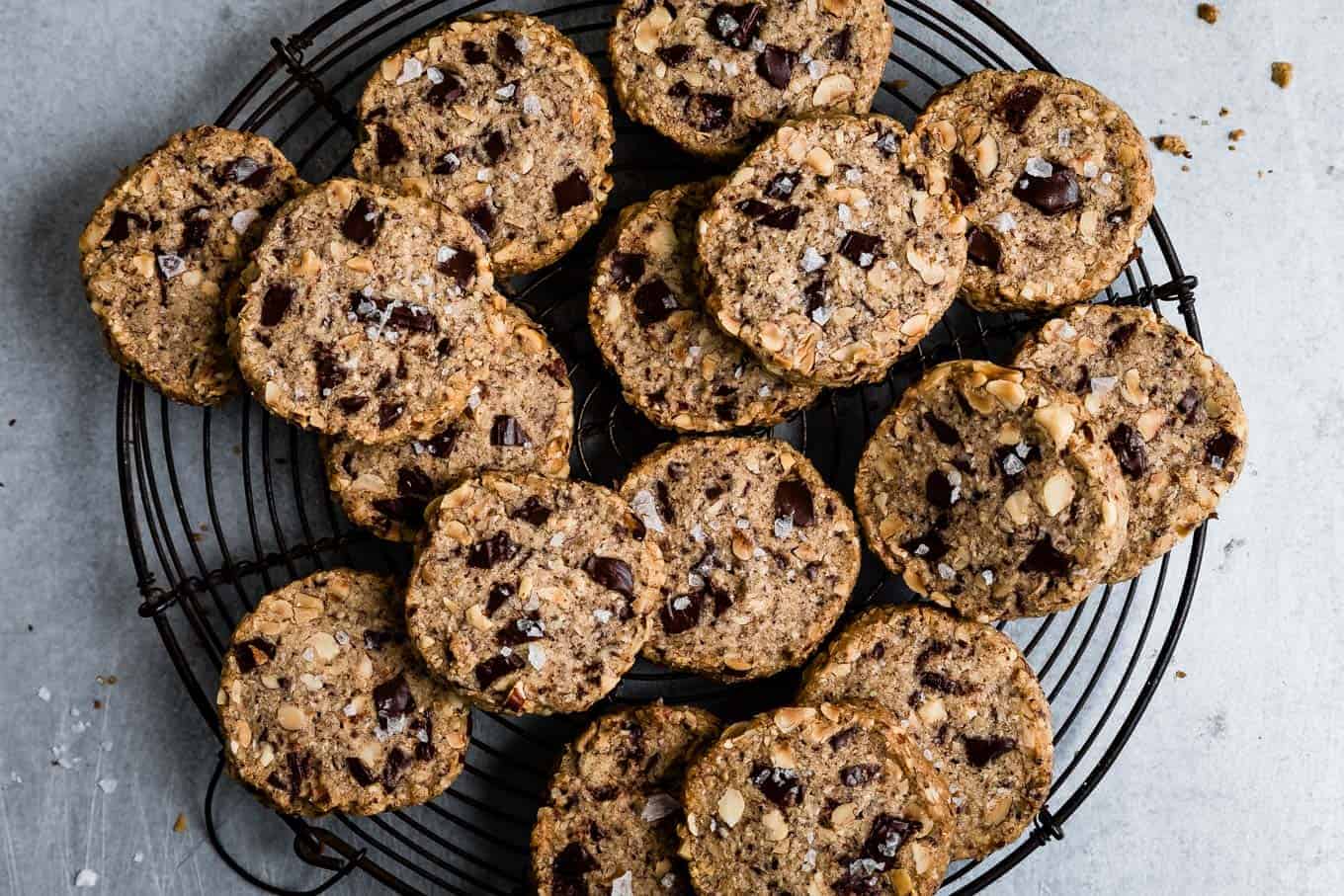 Gluten-Free Chocolate Hazelnut Slice and Bake Cookies