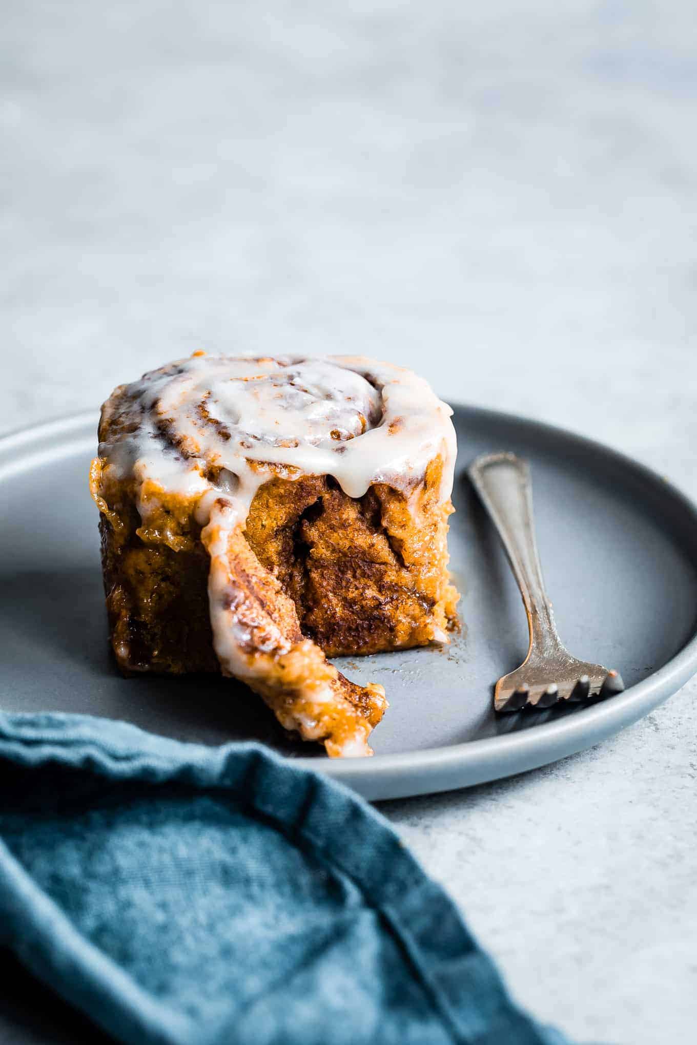 Gluten-Free Cinnamon Buns with Pumpkin & Spice