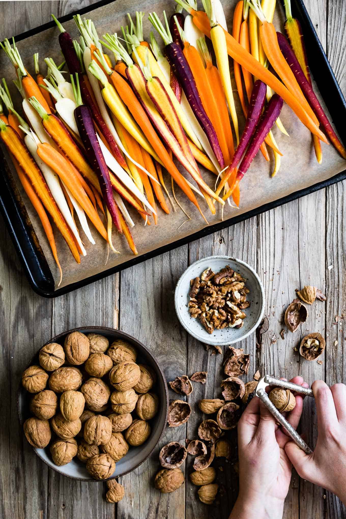 Roasted Carrots and Walnuts