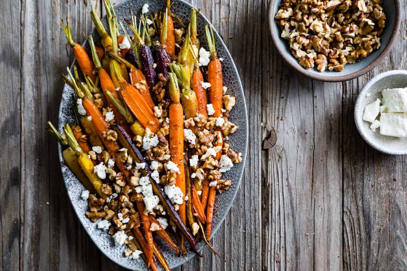 Maple Roasted Whole Carrots Recipe