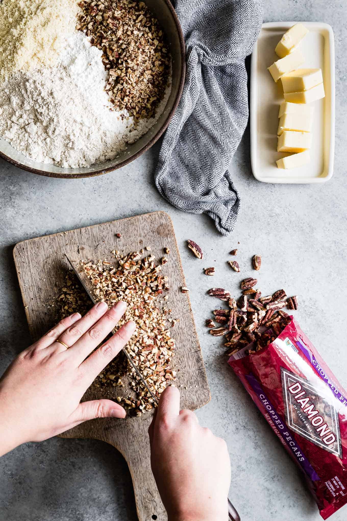 Pecan Shortbread Cookies