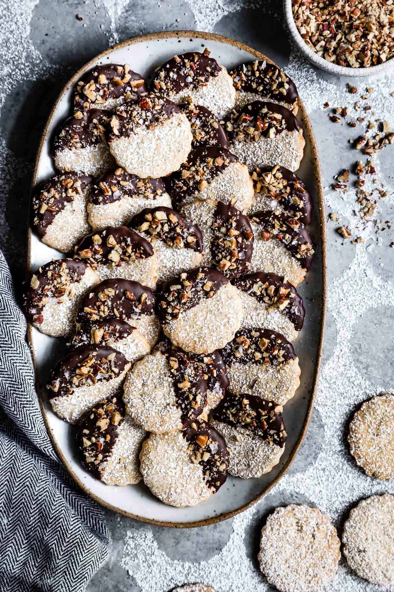 Gluten-Free Cookies: Pecan Shortbread