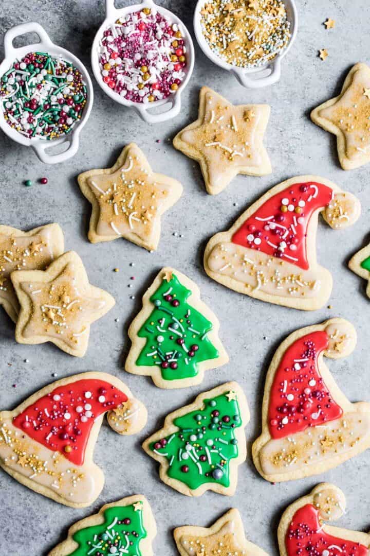 Gluten-Free Sugar Cookies with Easy Icing - Snixy Kitchen