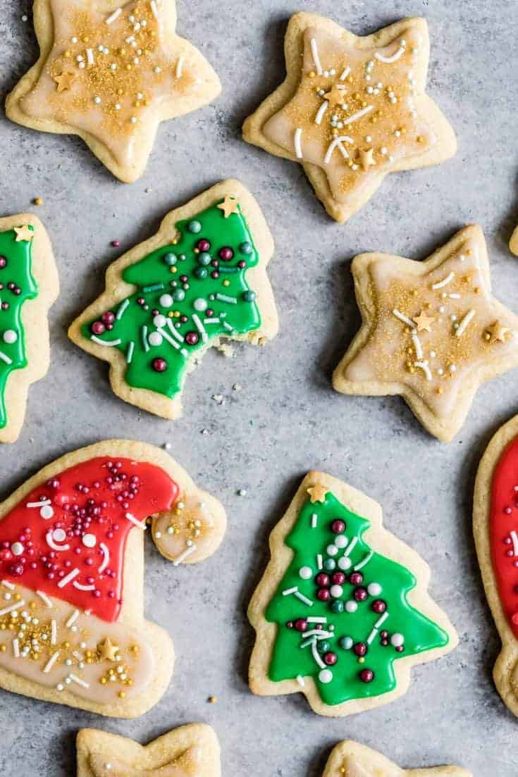 Gluten-Free Sugar Cookies with Easy Icing - Snixy Kitchen