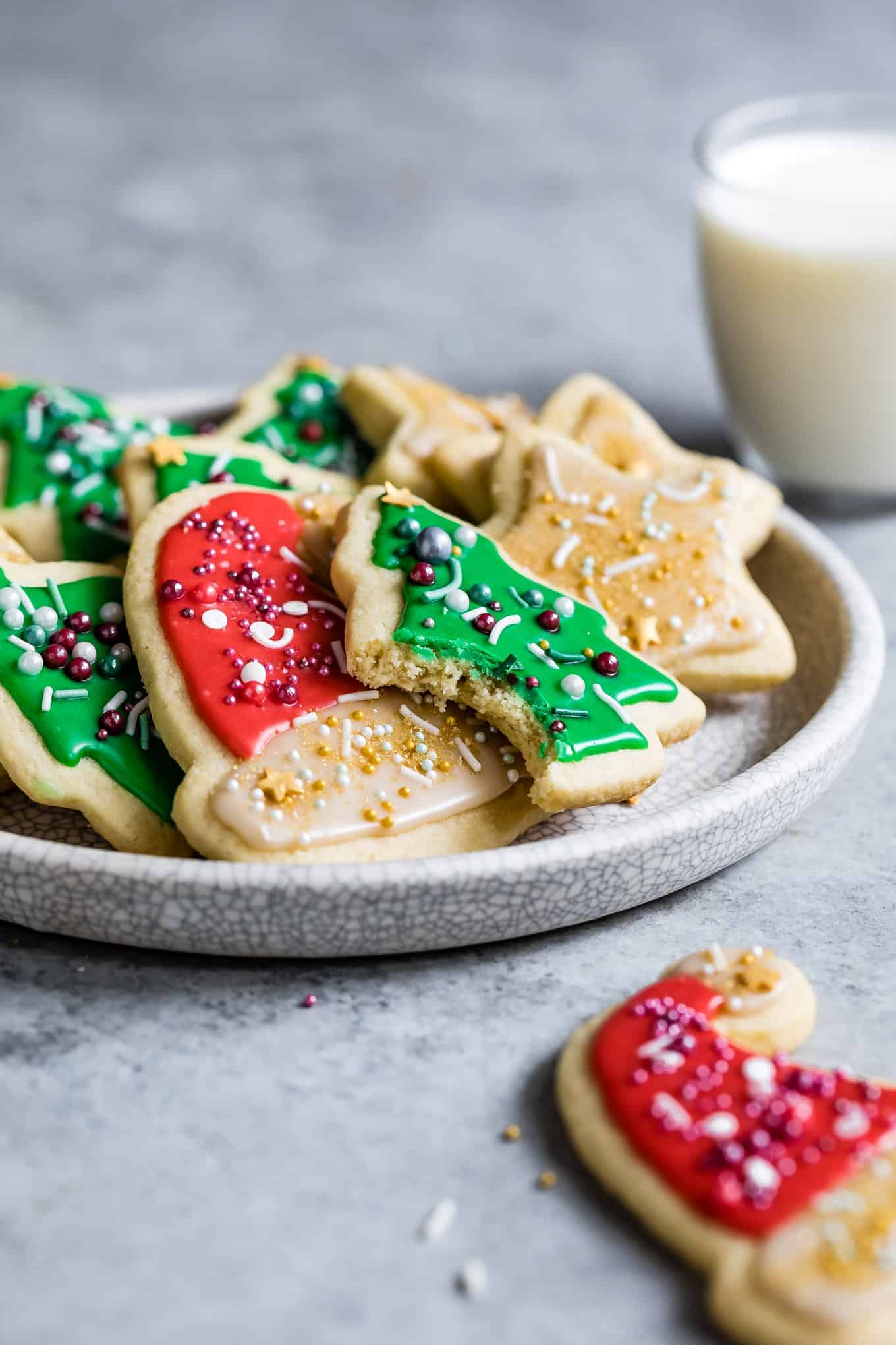gluten-free sugar cookies with easy icing