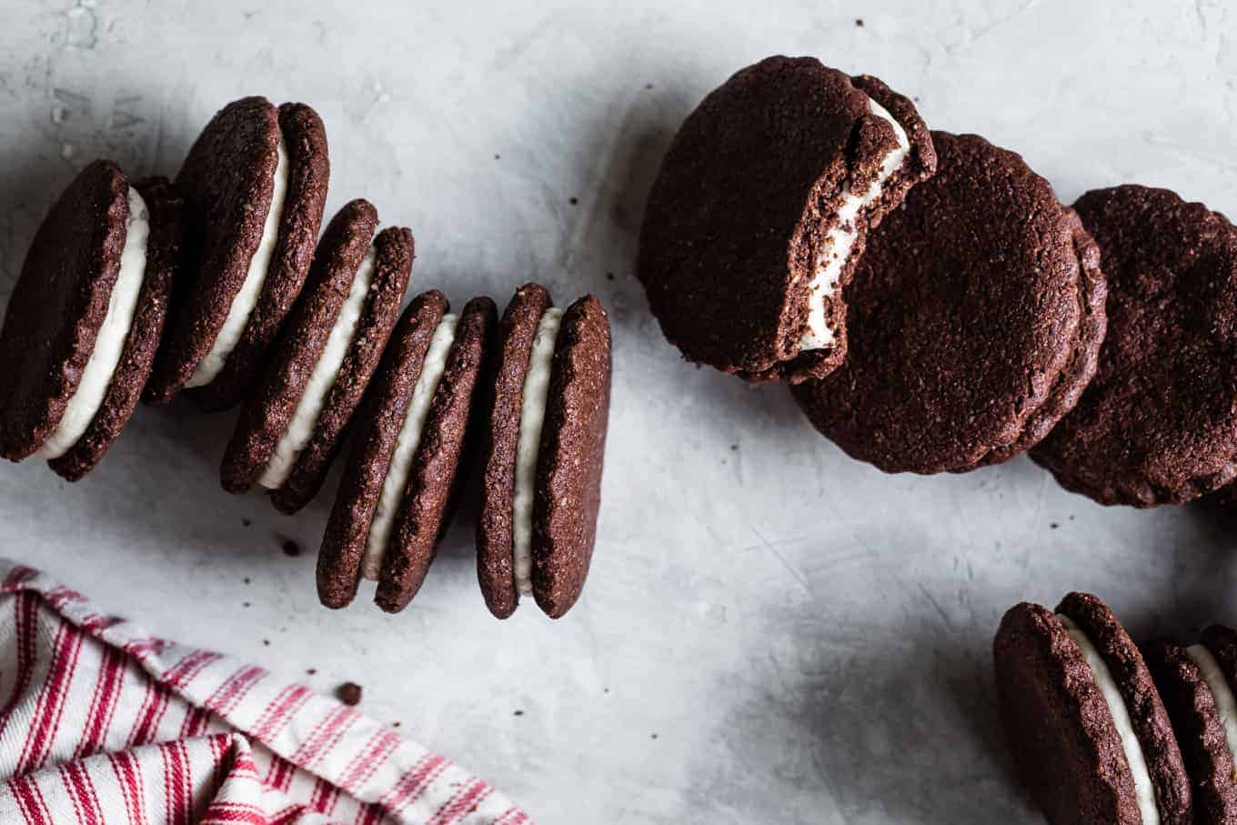 Gluten-Free Oreo Recipe with Peppermint Buttercream