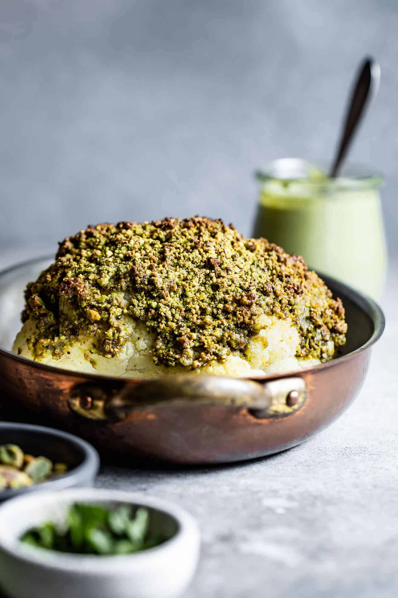 How to Roast Whole Cauliflower