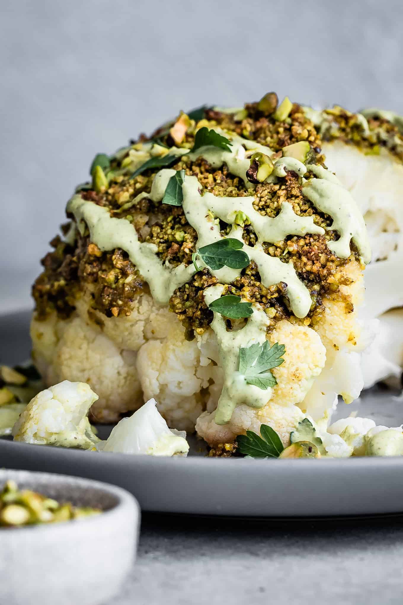 Crusted Whole Roasted Cauliflower
