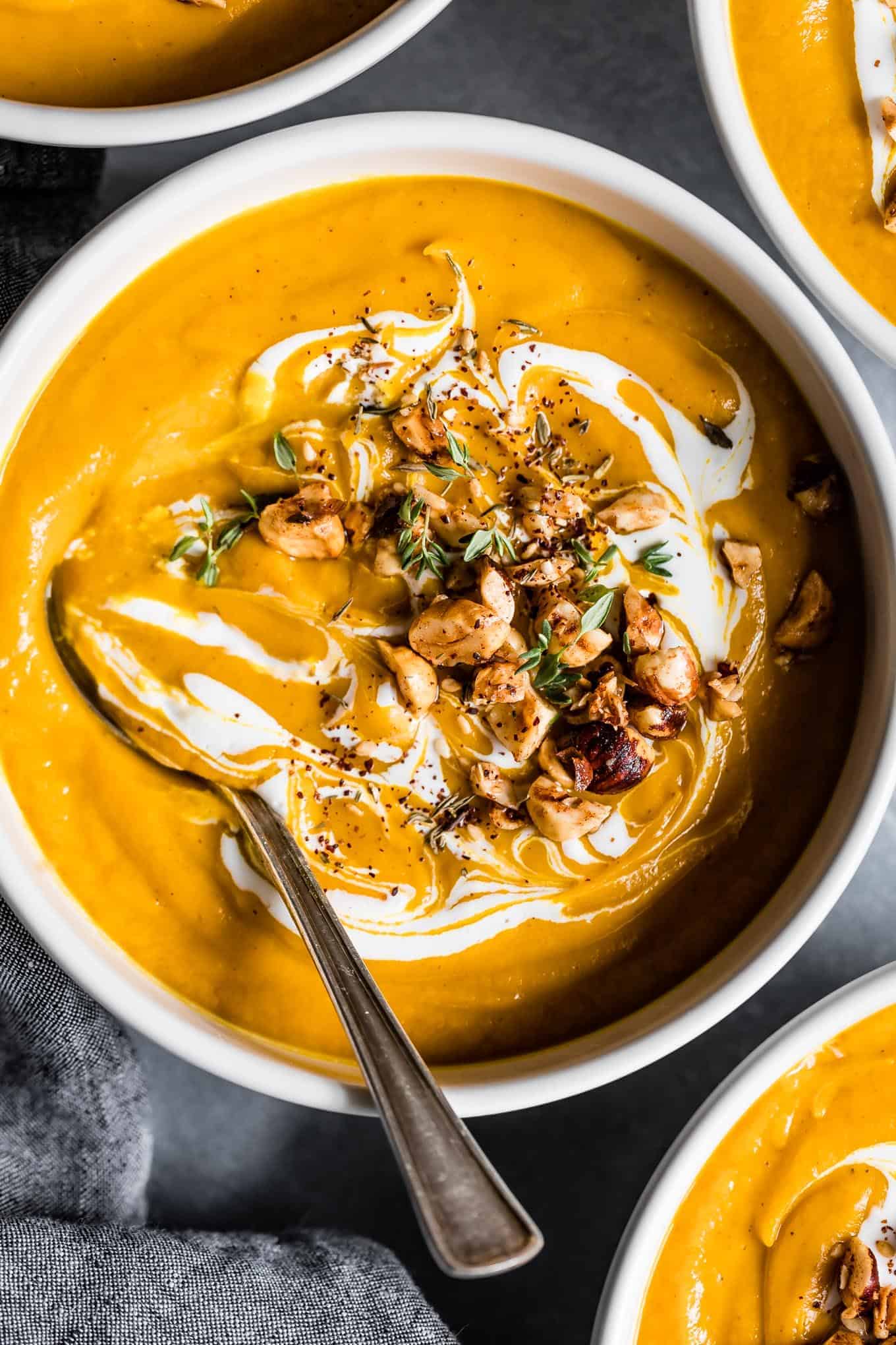 Carrot Purée Soup with Moroccan Spices