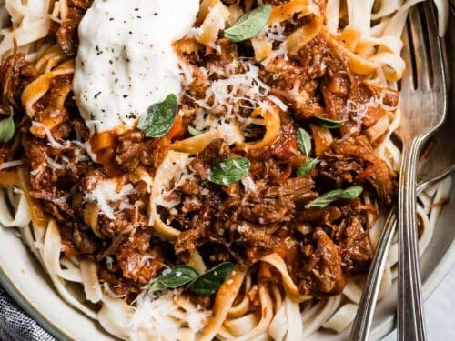 Weeknight Instant Pot Beef Ragu - Snixy Kitchen