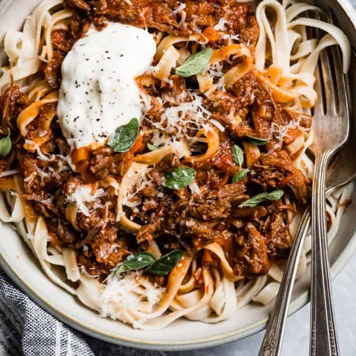 Weeknight Instant Pot Beef Ragu