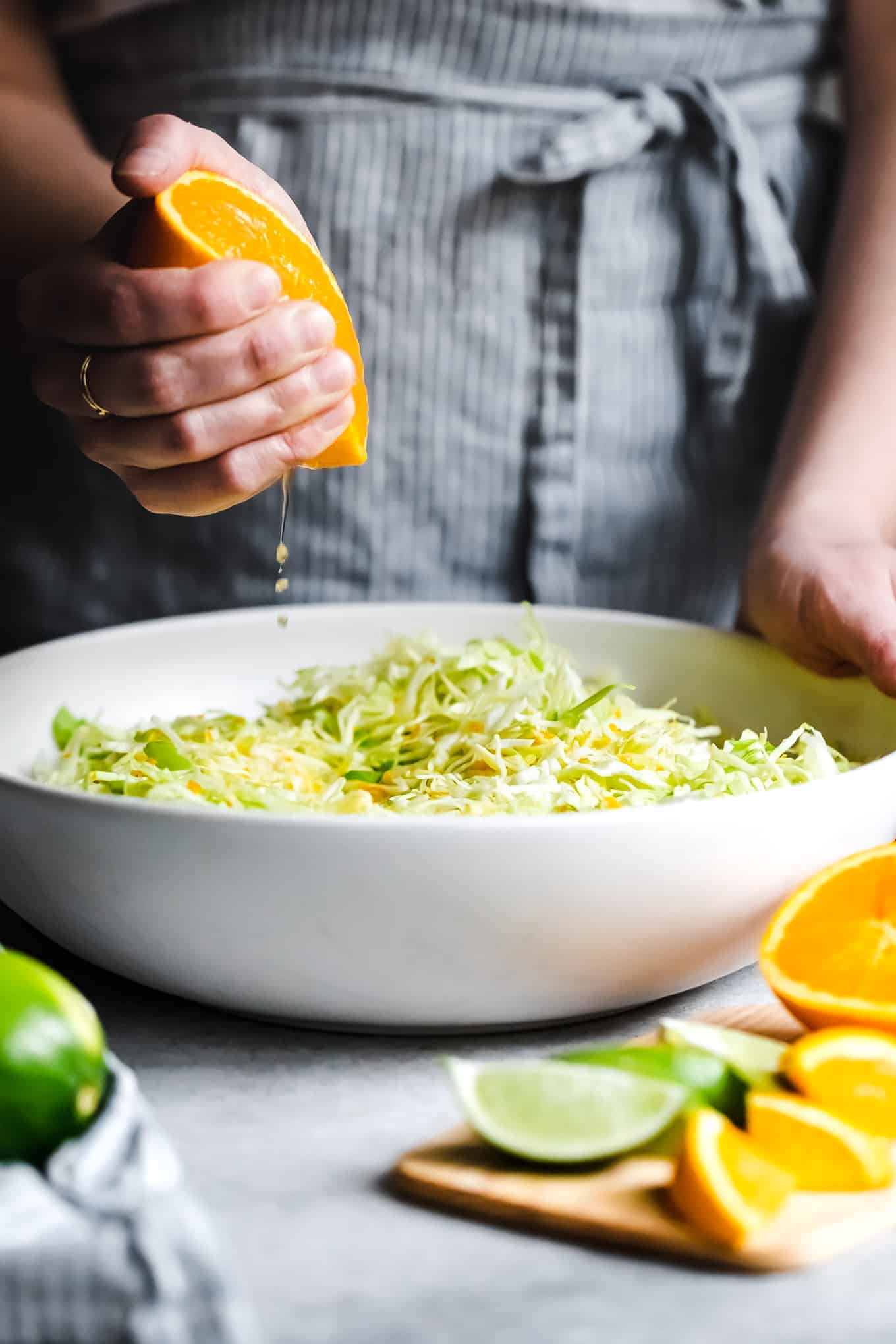 Orange Cabbage Slaw