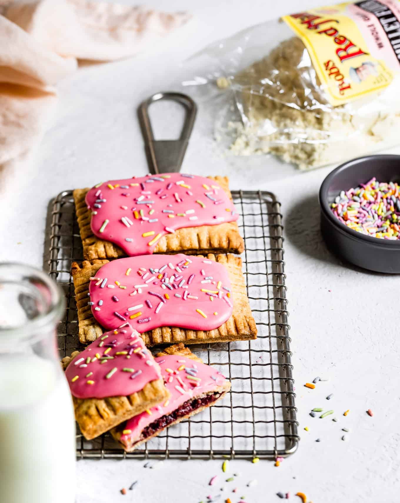 Gluten-Free Pop Tarts with Strawberry Jam