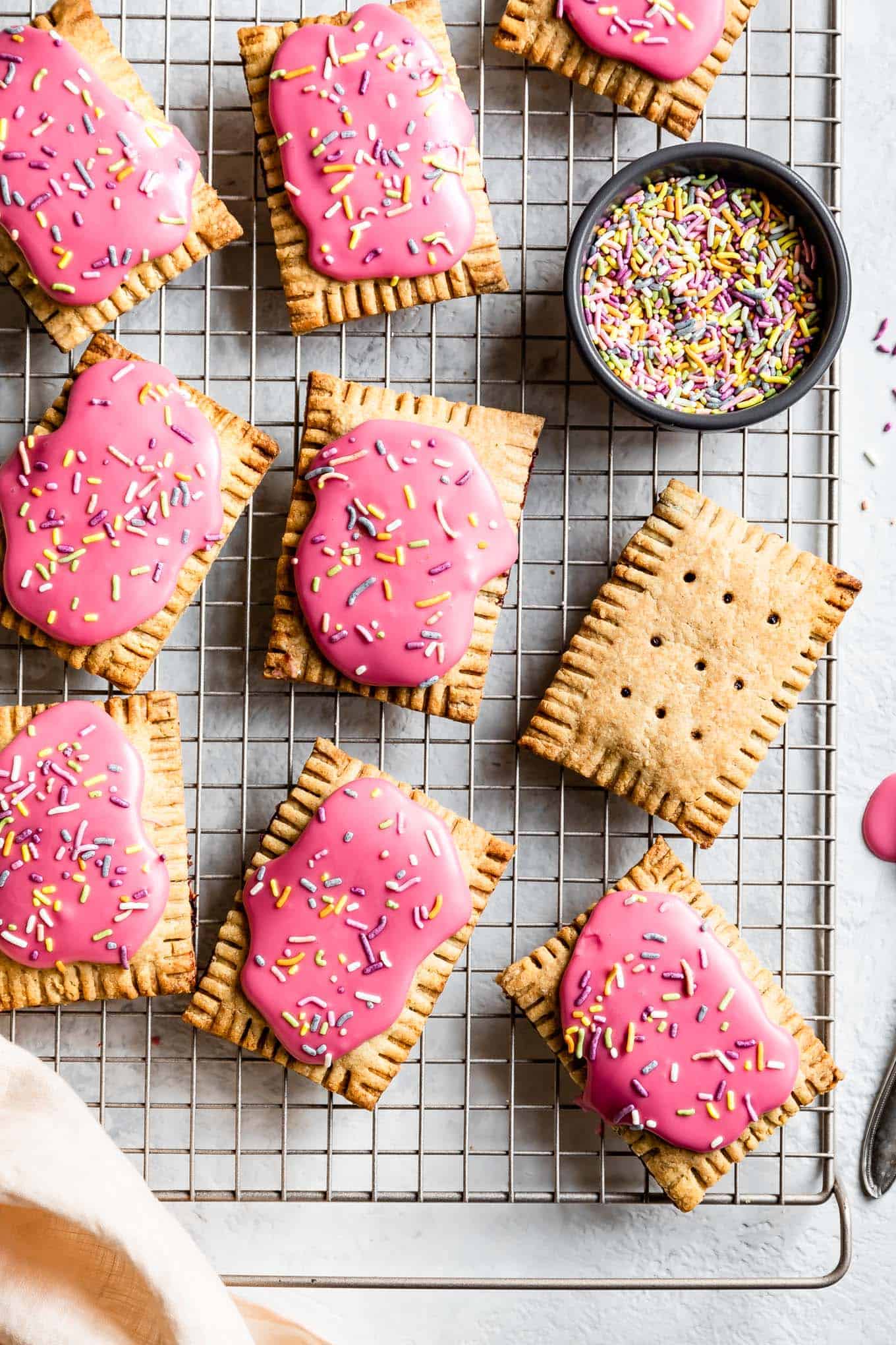 Homemade Gluten-Free Pop Tarts with Strawberry Hibiscus