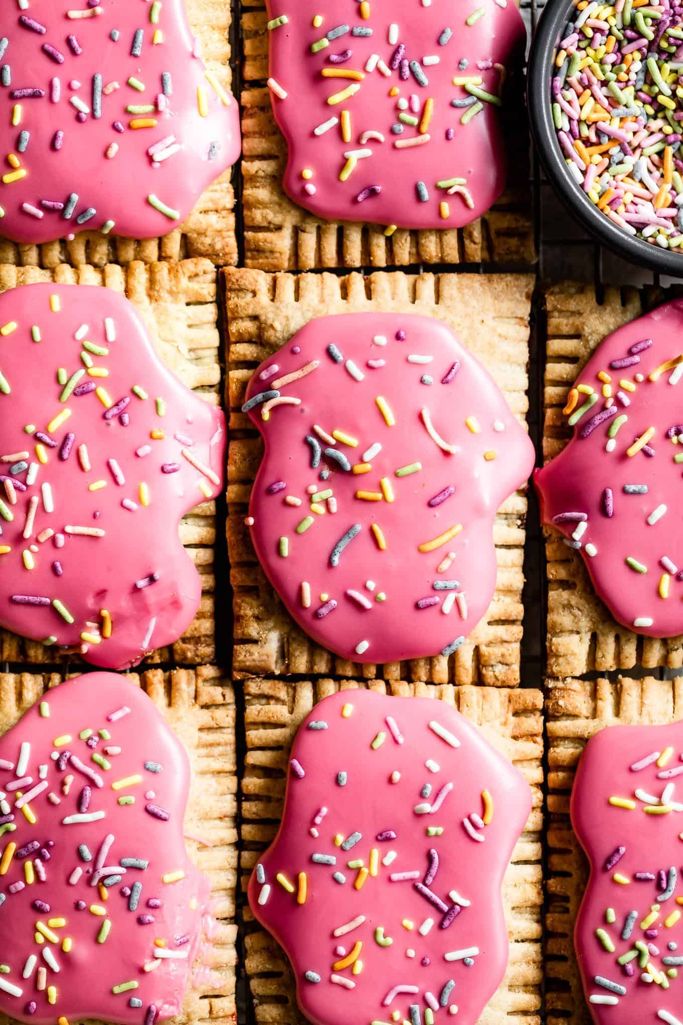 Homemade Gluten-Free Pop Tarts with Strawberry Hibiscus