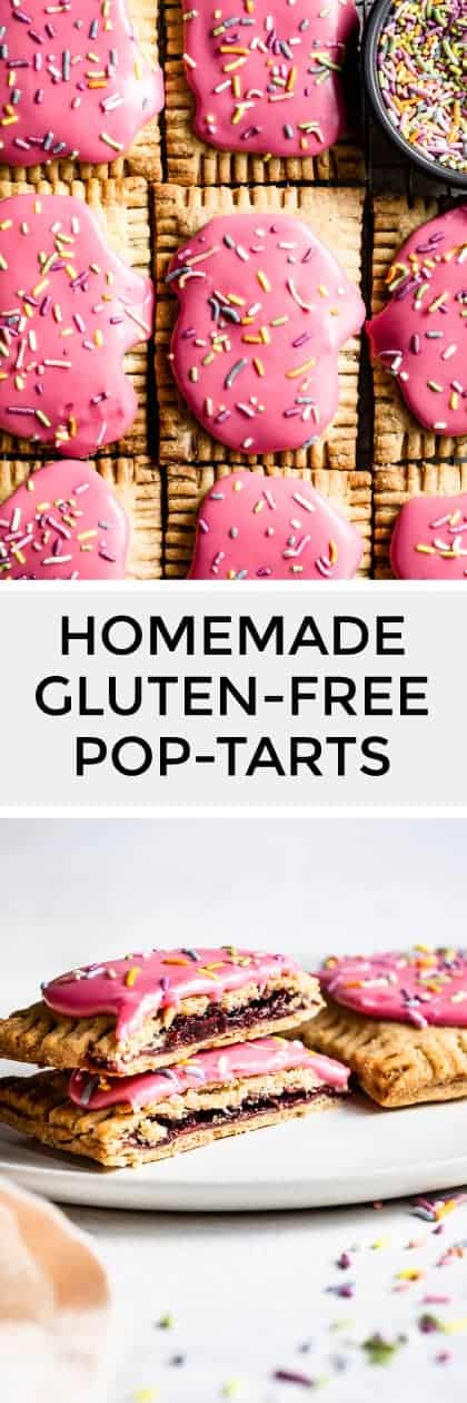 Homemade Gluten-Free Pop Tarts with Strawberry Hibiscus
