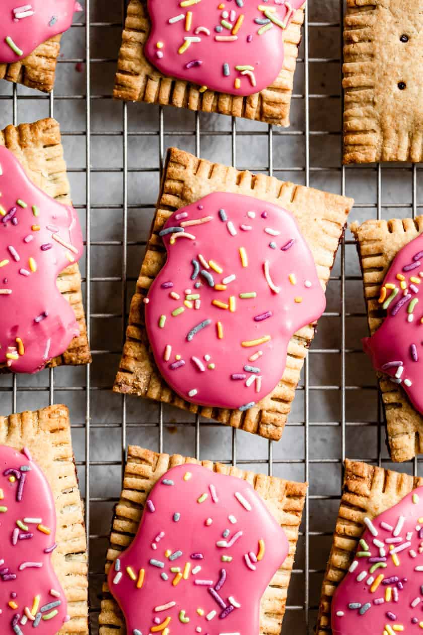 Homemade Gluten-Free Pop Tarts with Strawberry Hibiscus