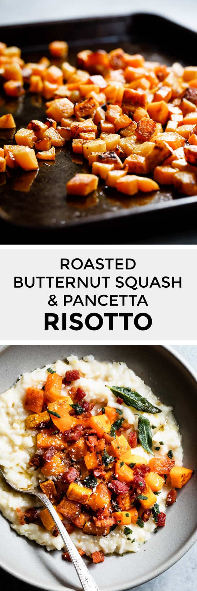 Roasted Butternut & Pancetta Risotto with Sage Oil