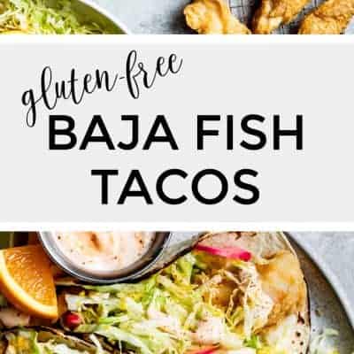 Gluten-Free Fried Fish Tacos with Chipotle Cream Sauce