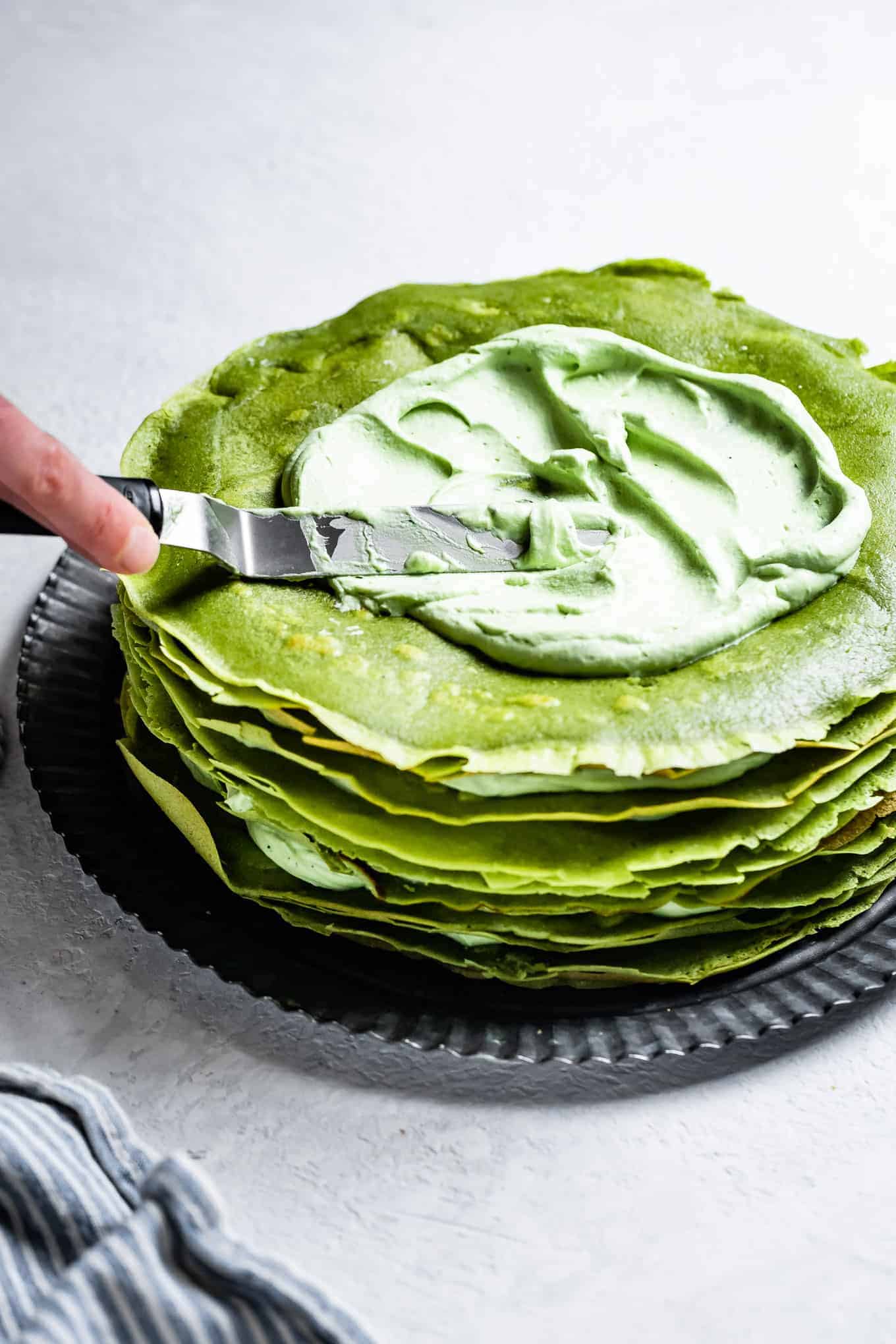 Matcha Crepe Cake Recipe