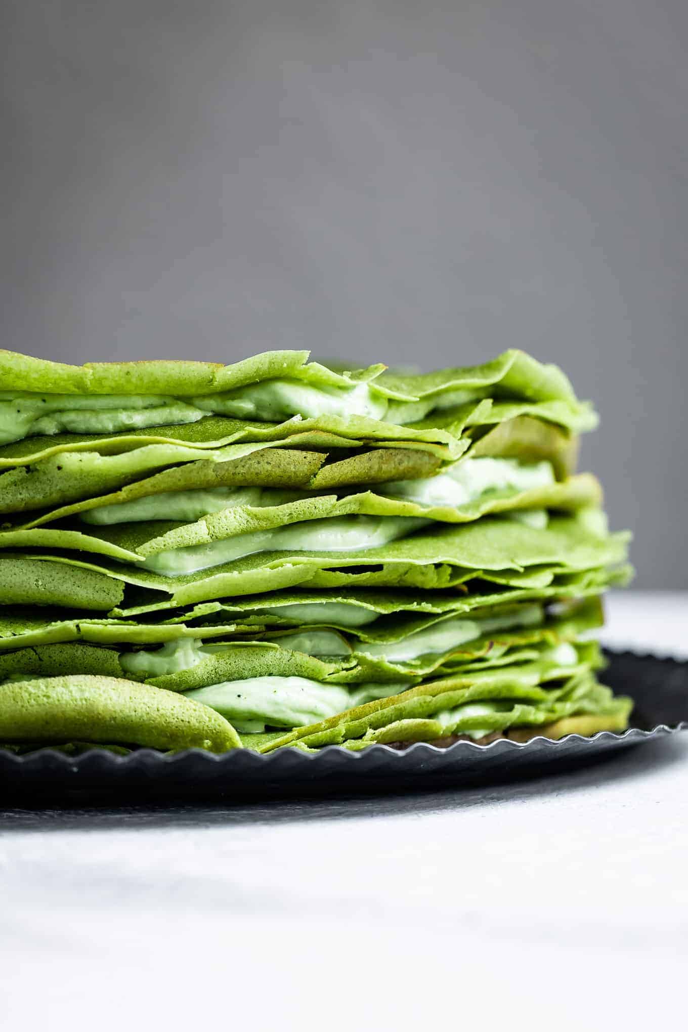 Gluten-Free Matcha Crepe Cake Recipe