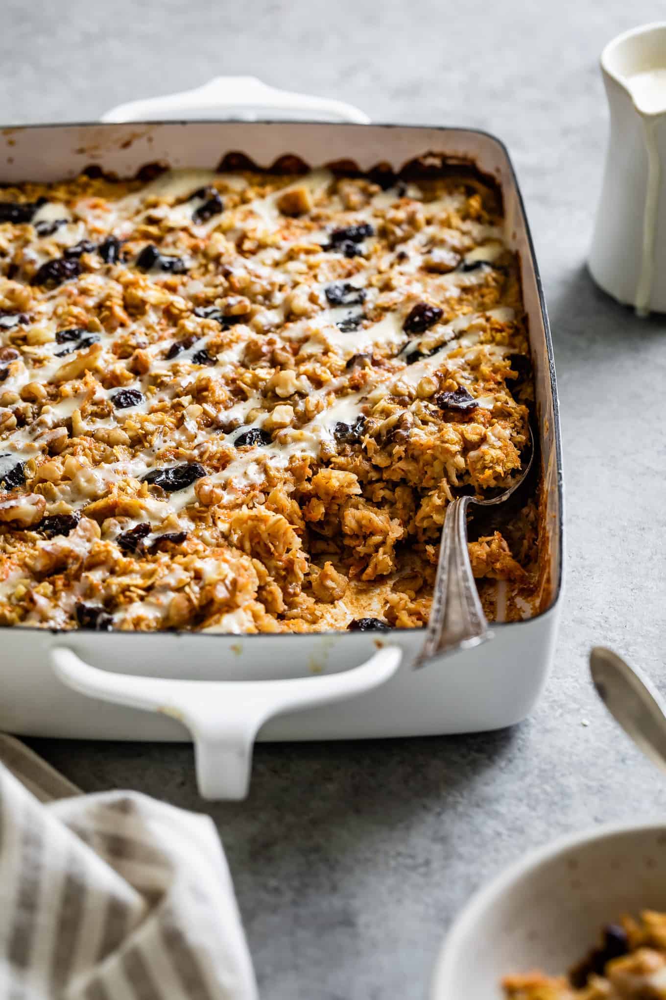 Easter Baked Oatmeal with Carrots