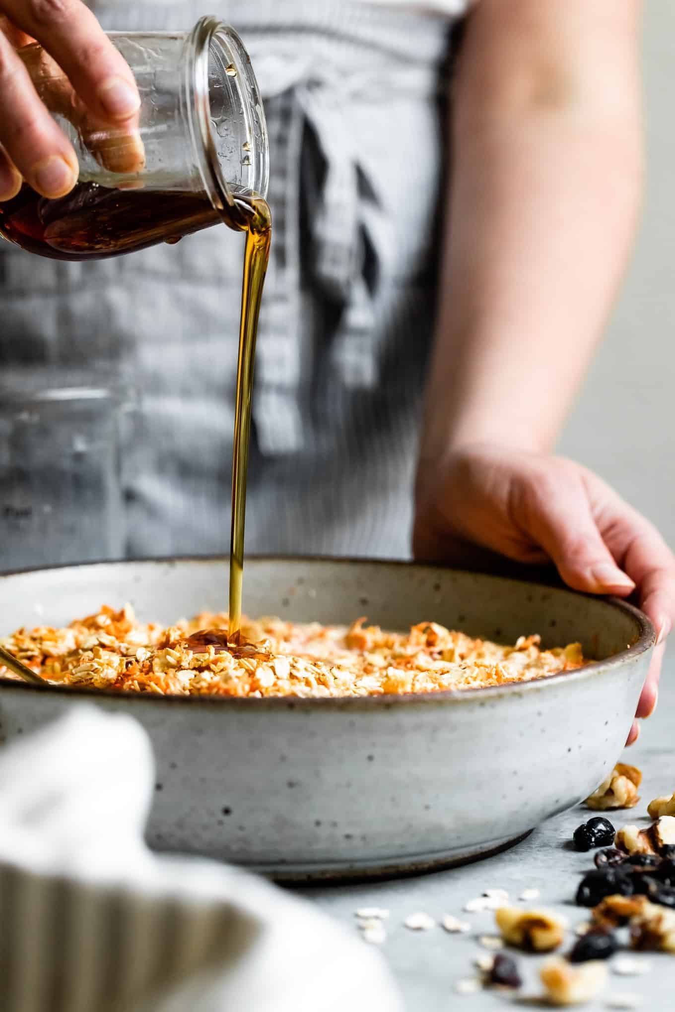 Carrot Cake Healthy Baked Oatmeal