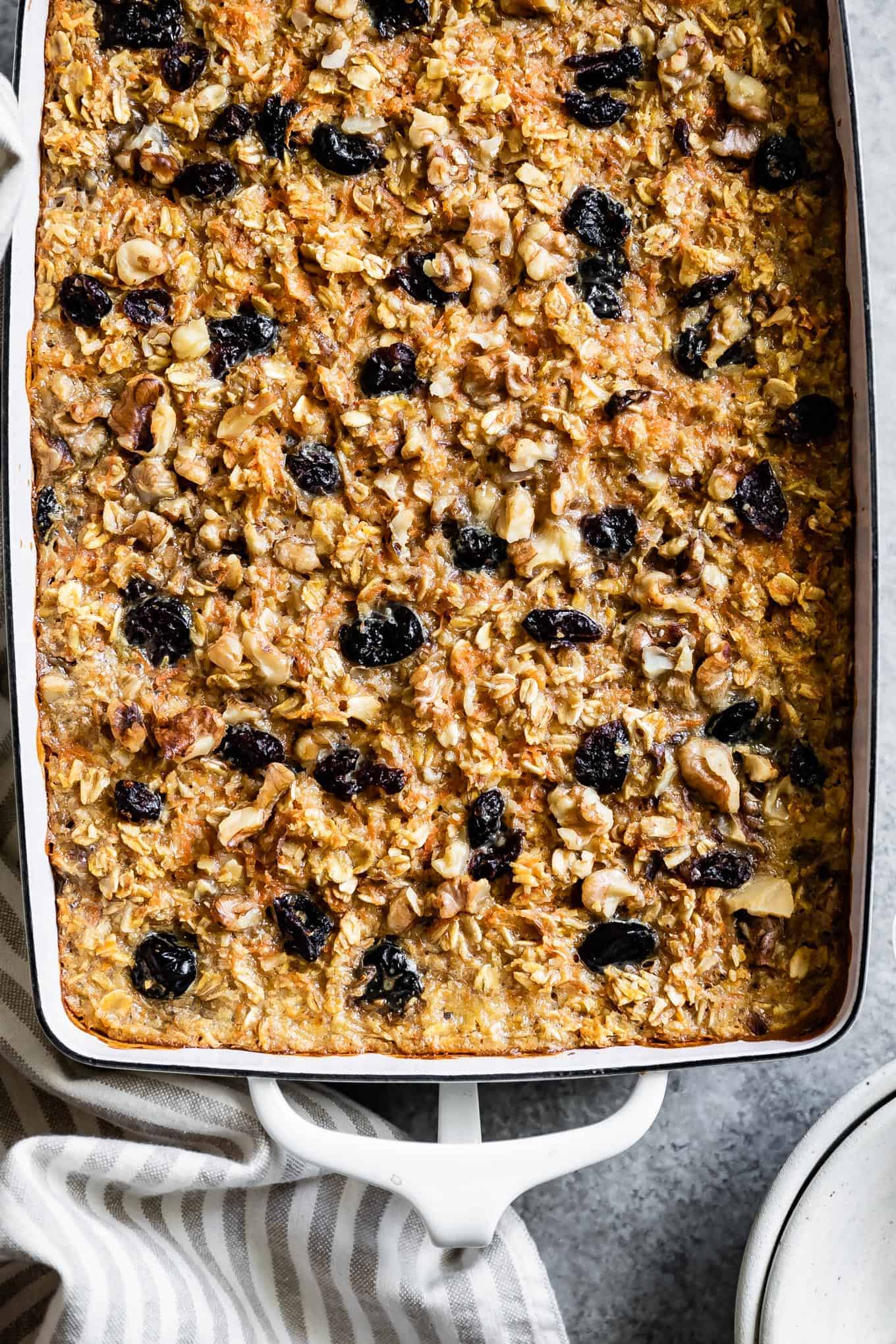 Carrot Walnut Cake Baked Oatmeal