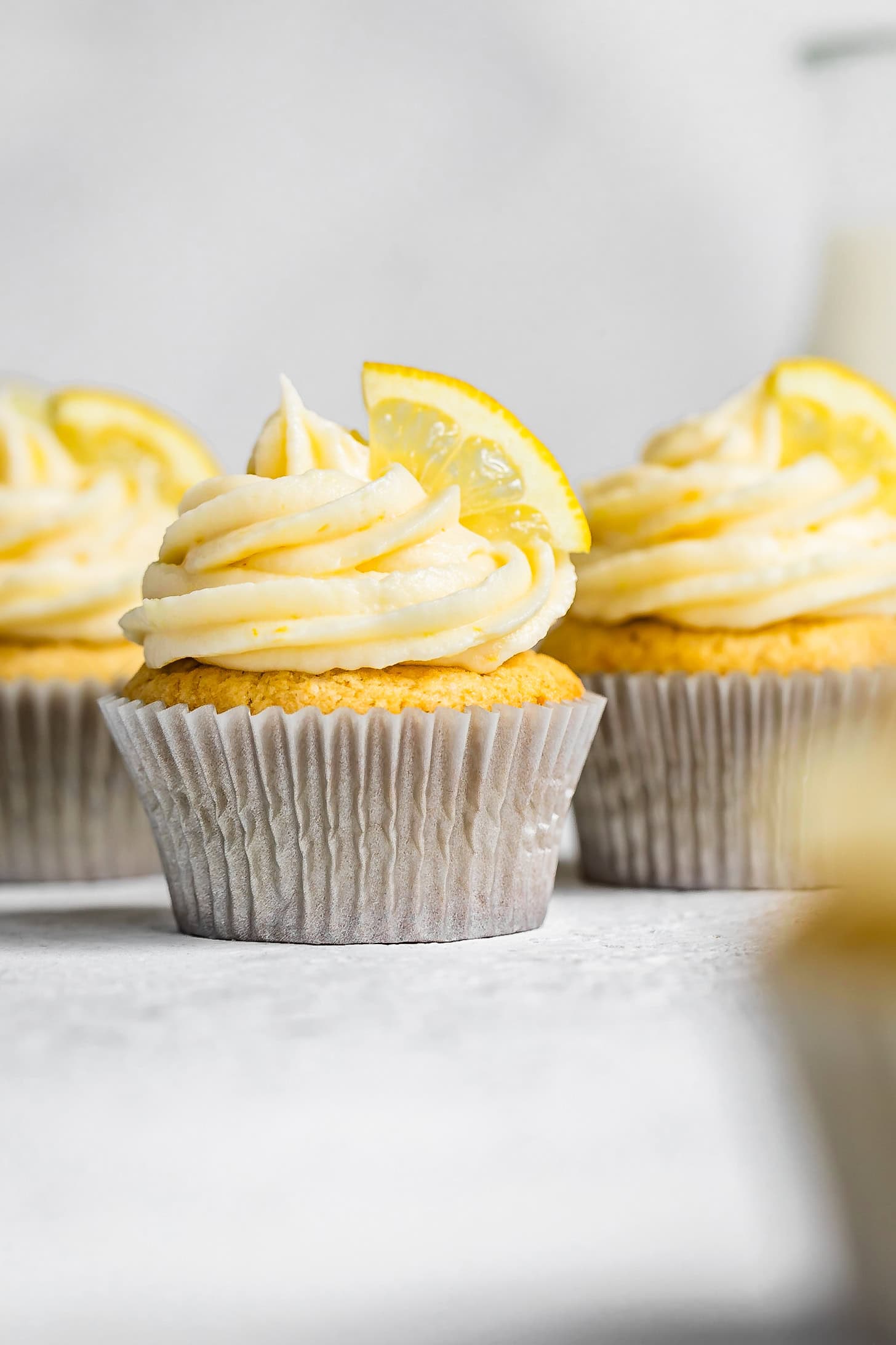 Gluten-Free Lemon Cupcakes with Lemon Frosting