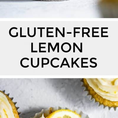 gluténmentes citrom Cupcakes krémsajt glazúr