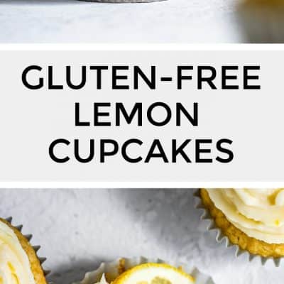 Gluten-Free Lemon Cupcakes with Cream Cheese Frosting