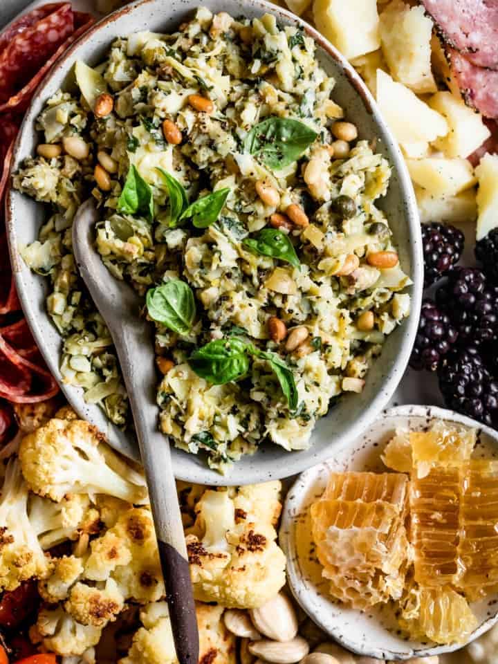 Basil Artichoke Tapenade